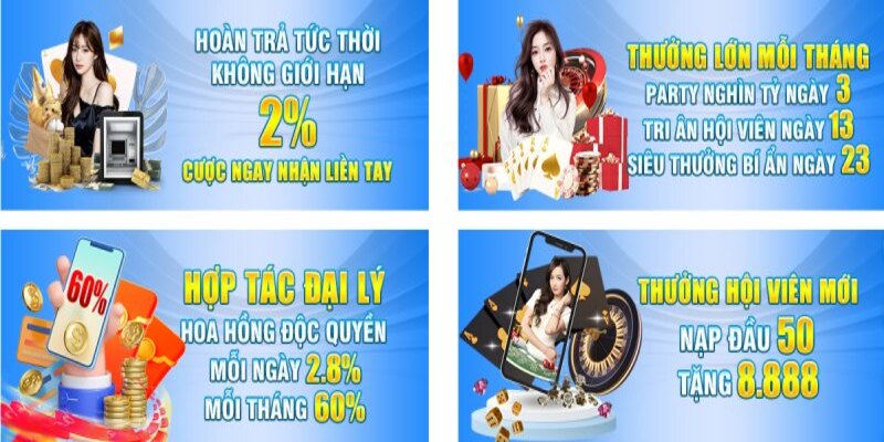 Các khuyến mãi Vin777 HOT hiện nay